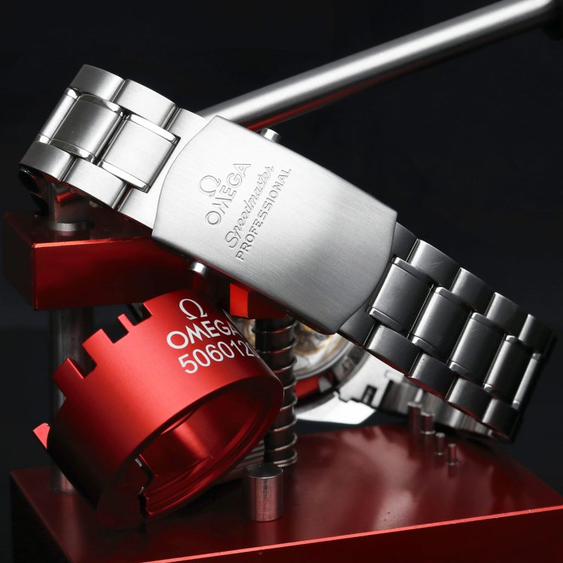 2015 Omega Speedmaster professional Moonwatch "Big Box" ref. 31130423001006 Vetro Zaffiro - Scatola e Garanzia - Revisionato Omega - immagine 7