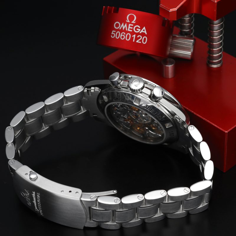 2015 Omega Speedmaster professional Moonwatch "Big Box" ref. 31130423001006 Vetro Zaffiro - Scatola e Garanzia - Revisionato Omega - immagine 9