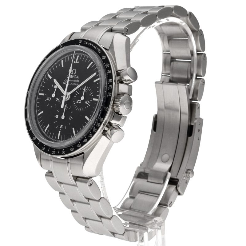 2015 Omega Speedmaster professional Moonwatch "Big Box" ref. 31130423001006 Vetro Zaffiro - Scatola e Garanzia - Revisionato Omega - immagine 2