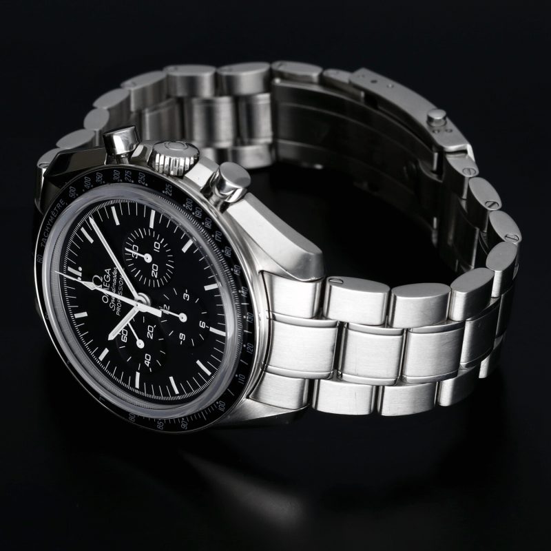 2015 Omega Speedmaster professional Moonwatch "Big Box" ref. 31130423001006 Vetro Zaffiro - Scatola e Garanzia - Revisionato Omega - immagine 14