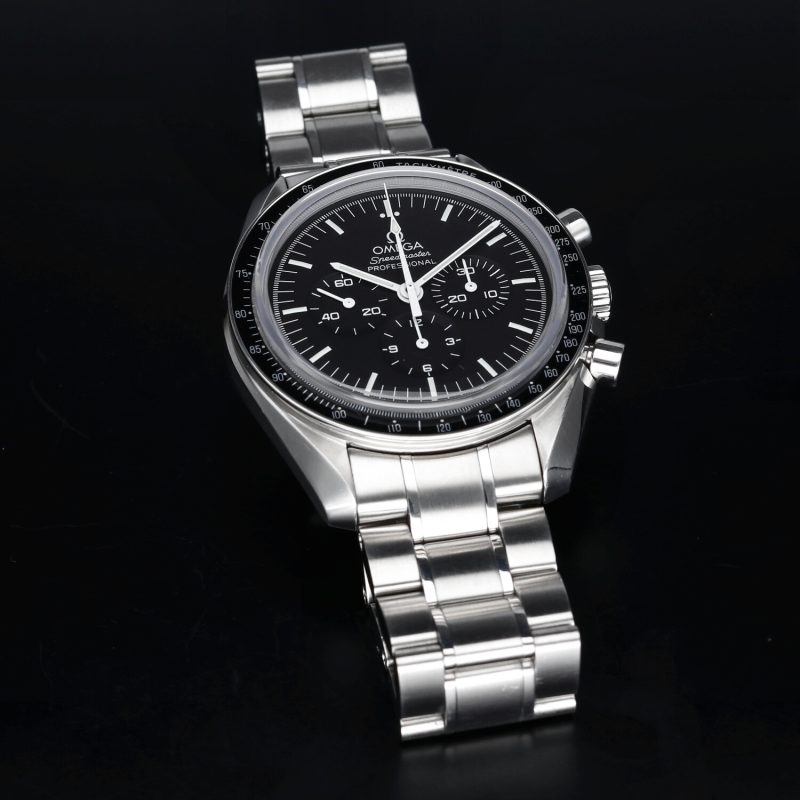 2015 Omega Speedmaster professional Moonwatch "Big Box" ref. 31130423001006 Vetro Zaffiro - Scatola e Garanzia - Revisionato Omega - immagine 11