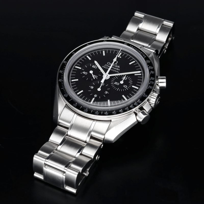 2015 Omega Speedmaster professional Moonwatch "Big Box" ref. 31130423001006 Vetro Zaffiro - Scatola e Garanzia - Revisionato Omega - immagine 12