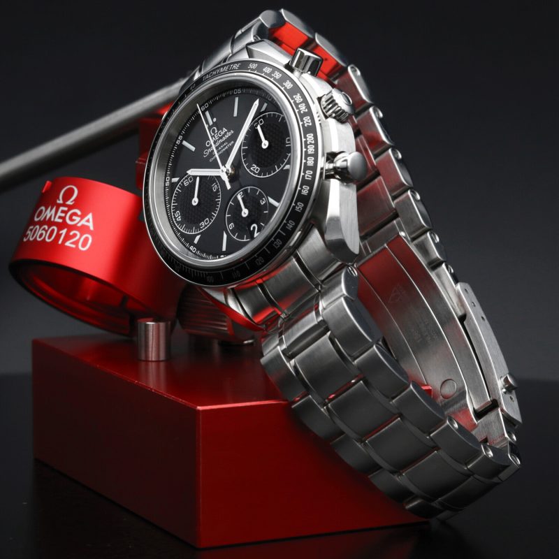 2016 ca. Omega Speedmaster Racing Co-Axial 40mm 32630405001001 con Scatola e Garanzia Originale - immagine 6