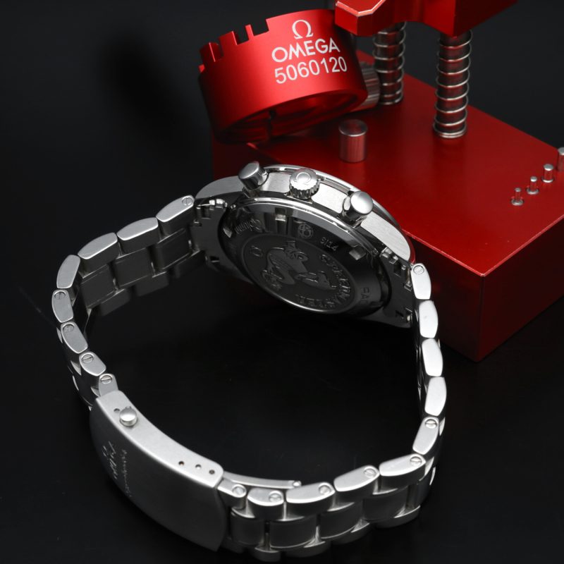 2016 ca. Omega Speedmaster Racing Co-Axial 40mm 32630405001001 con Scatola e Garanzia Originale - immagine 10