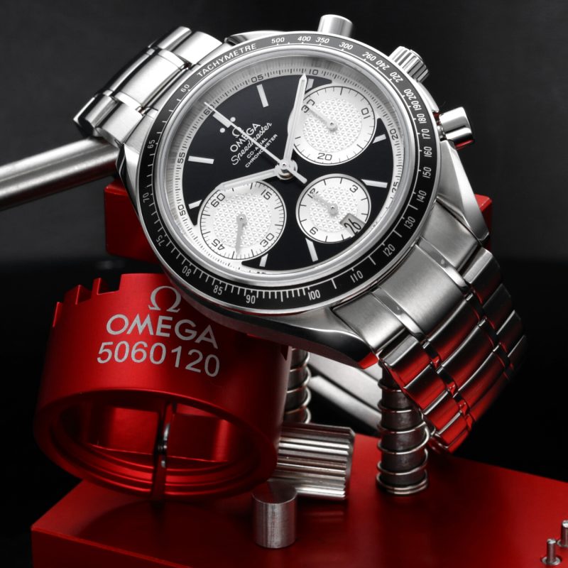 2019 Omega Speedmaster Racing Co-Axial ref. 32630405001002 con Scatola e Garanzia Originale - immagine 10