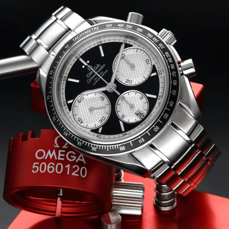 2019 Omega Speedmaster Racing Co-Axial ref. 32630405001002 con Scatola e Garanzia Originale - immagine 4