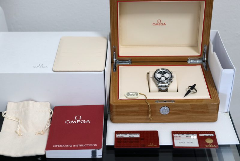 2019 Omega Speedmaster Racing Co-Axial ref. 32630405001002 con Scatola e Garanzia Originale - immagine 16