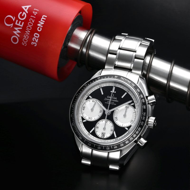2019 Omega Speedmaster Racing Co-Axial ref. 32630405001002 con Scatola e Garanzia Originale - immagine 5