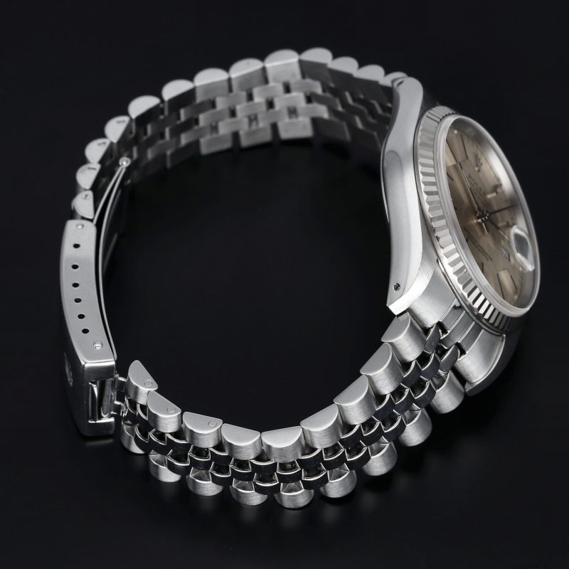 1989 Rolex Datejust 36 ref. 16234 Silver/Champagne Dial - with Box and Papers - Serviced - Image 13