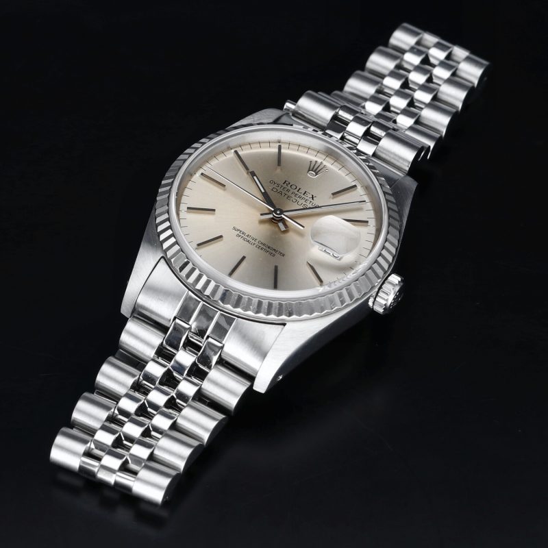 1989 Rolex Datejust 36 ref. 16234 Silver/Champagne Dial - with Box and Papers - Serviced - Image 12