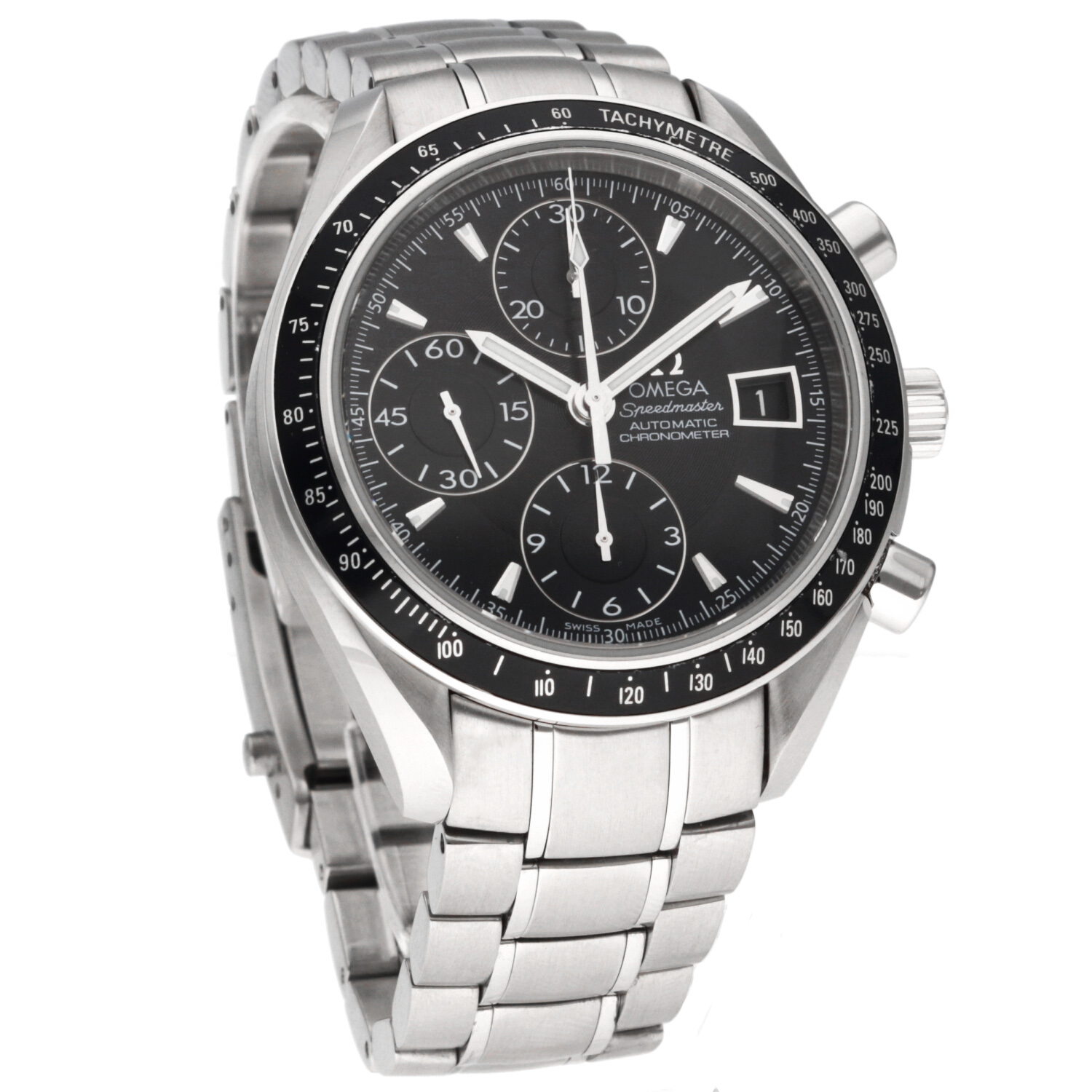 ca. 2008 Omega Speedmaster Date Automatic Chronometer ref. 32105000