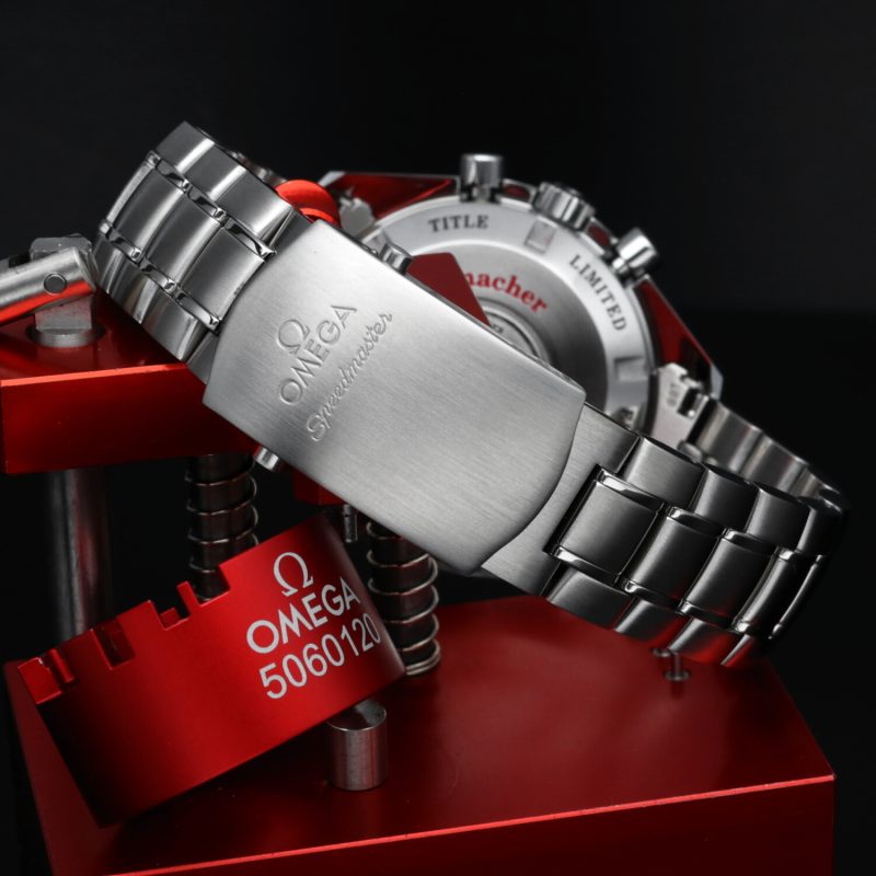 ca. 2006 Omega Speedmaster 35593200 Michael Schumacher "Legend" with Box & Card - Omega Serviced - Image 6