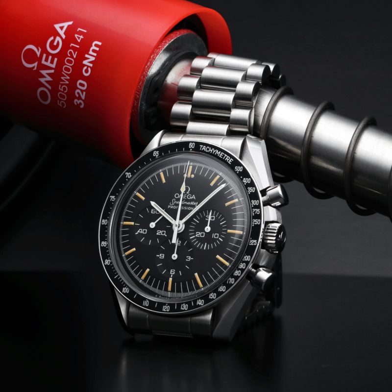 1988 Omega Speedmaster Professional Moonwatch 145.022 Quadrante "S" e "R" Lunga - Revisionato - immagine 4
