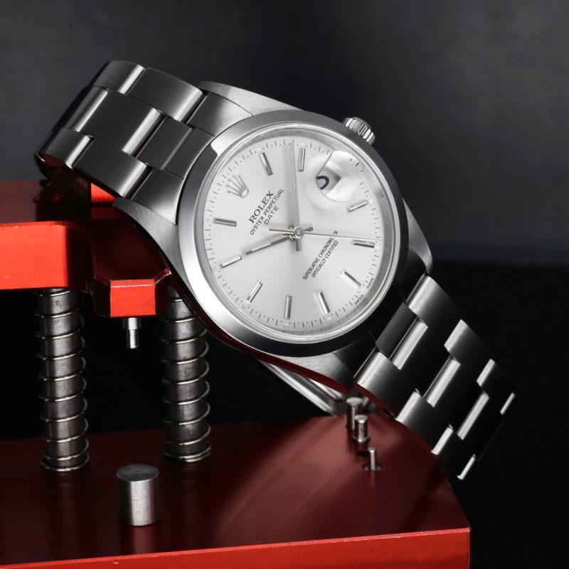 2000 Rolex Oyster Perpetual Date 34 ref. 15200 con Scatola e Garanzia - immagine 6