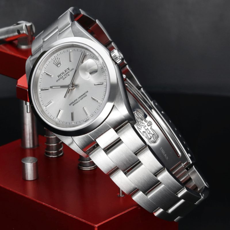 2000 Rolex Oyster Perpetual Date 34 ref. 15200 con Scatola e Garanzia - immagine 7