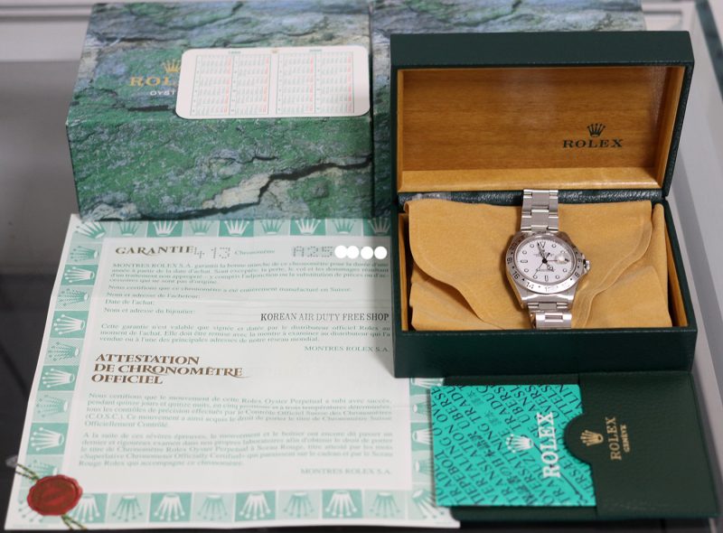 1999 Rolex ref. 16570 Automatico 40 mm, Quadrante solo "SWISS", Scatola+Libretto+Garanzia+Revisione - immagine 16