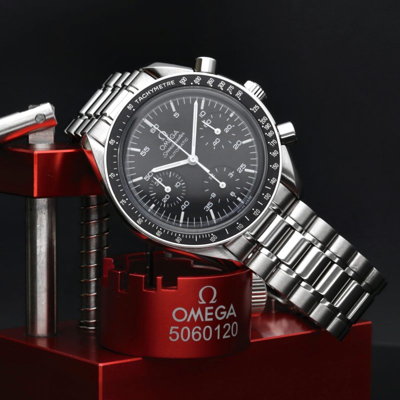 1998 ca. Omega Speedmaster Automatico Reduced ref. 35105000 - Revisionato Omega - immagine 5
