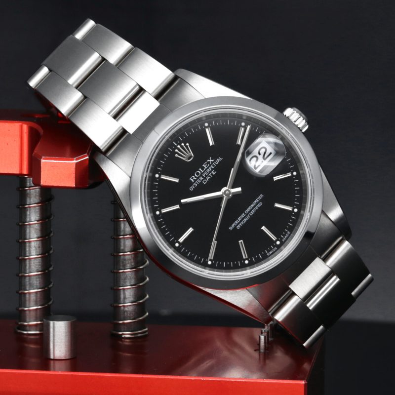2004 NOS Rolex Oyster Perpetual Date ref. 15200 with Box and Papers - Image 6