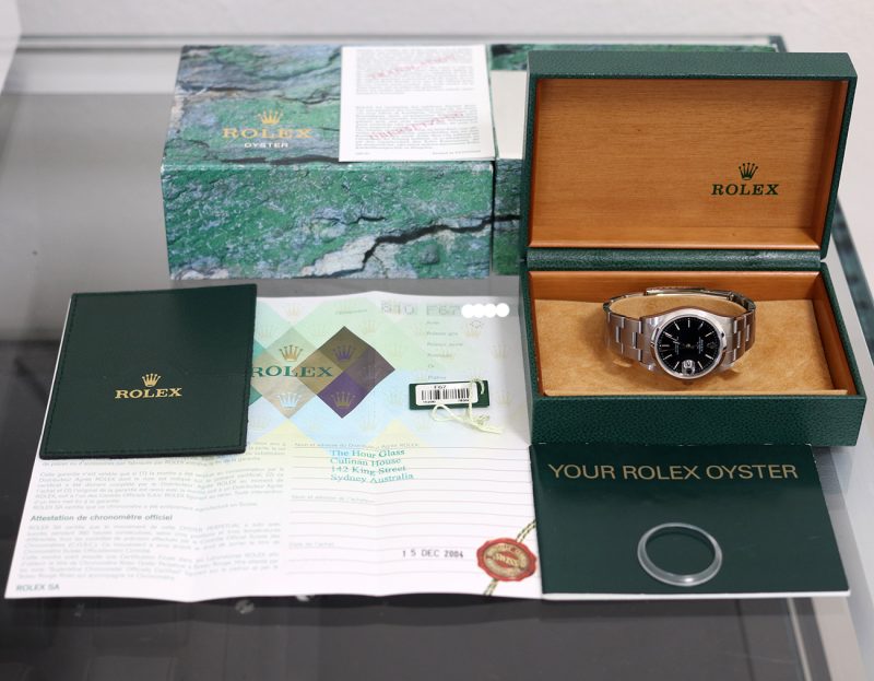 2004 NOS Rolex Oyster Perpetual Date ref. 15200 with Box and Papers - Image 16