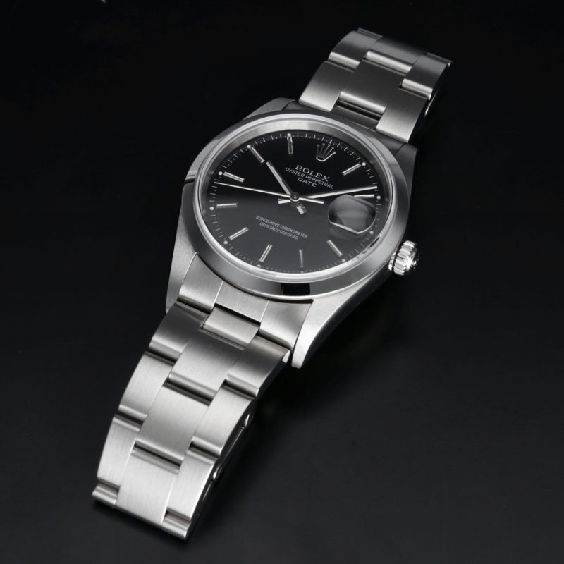 2004 NOS Rolex Oyster Perpetual Date ref. 15200 with Box and Papers - Image 13