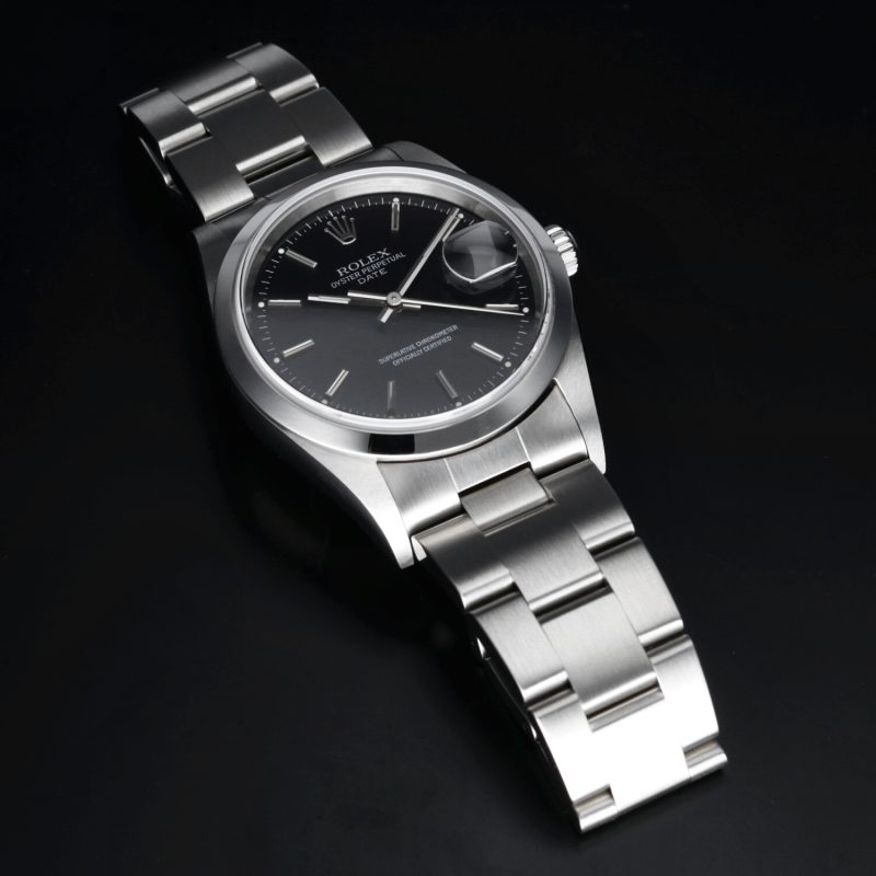2004 NOS Rolex Oyster Perpetual Date ref. 15200 with Box and Papers - Image 12