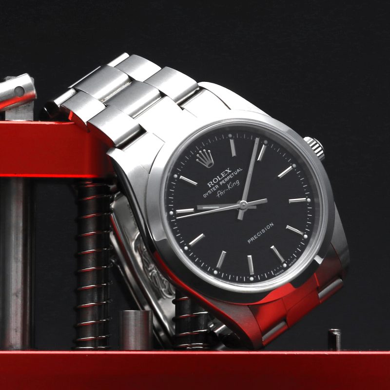 2005 Rolex Air-King ref. 14000M con Scatola e Garanzia Originale - Revisionato - immagine 7