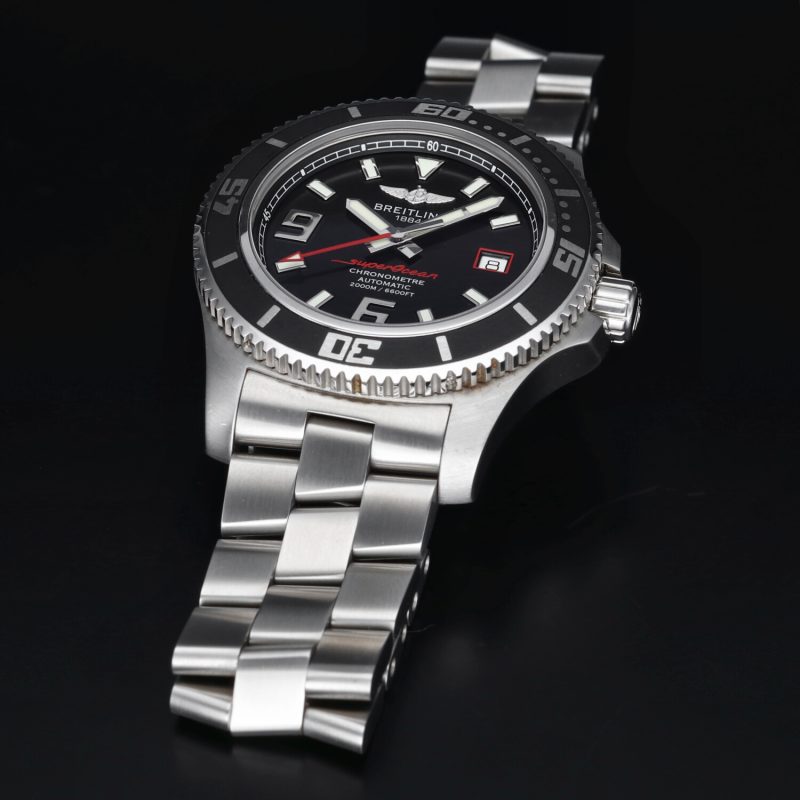 2011 Breitling SuperOcean 44 Automatico ref. A1739102 con Scatola e Garanzia Originale - immagine 12