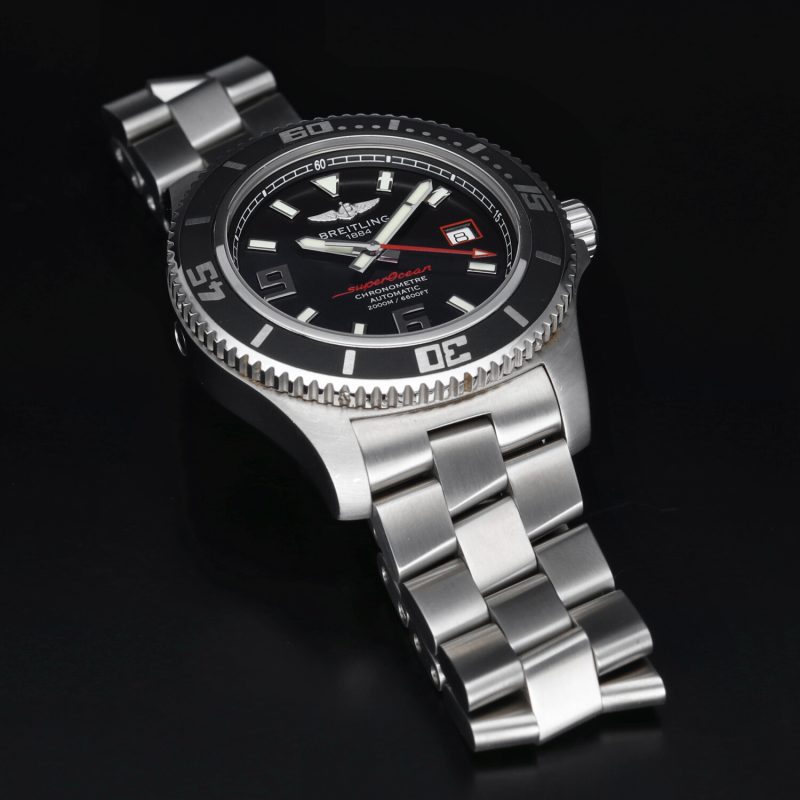 2011 Breitling SuperOcean 44 Automatico ref. A1739102 con Scatola e Garanzia Originale - immagine 11