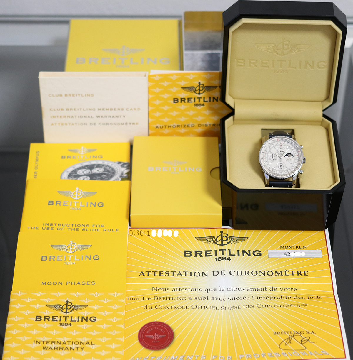 Breitling sales navitimer box