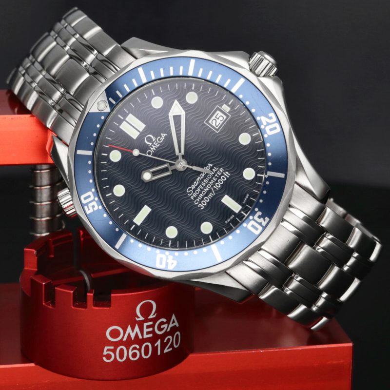 2006 ca. Omega Seamaster 300M ref. 25318000 James Bond con Scatola Originale - Revisionato Omega - immagine 4