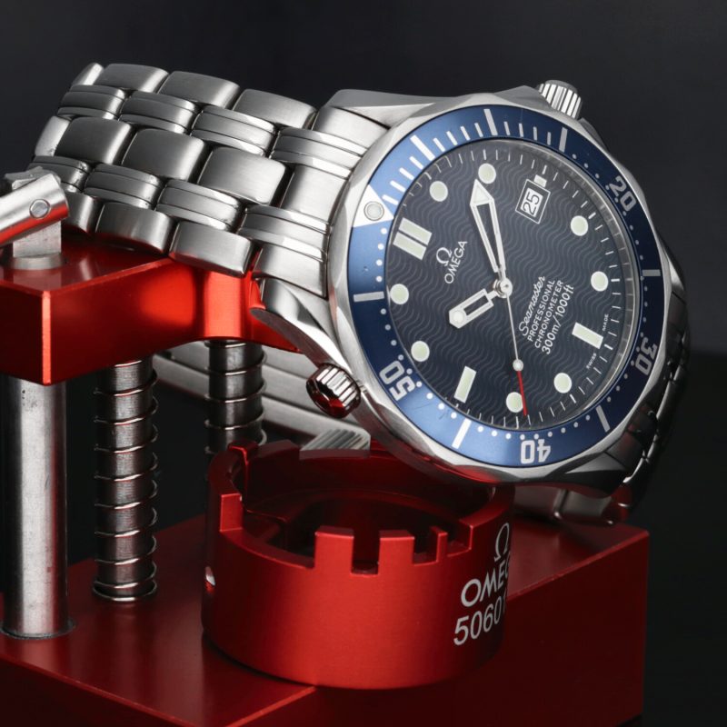 2006 ca. Omega Seamaster 300M ref. 25318000 James Bond con Scatola Originale - Revisionato Omega - immagine 6