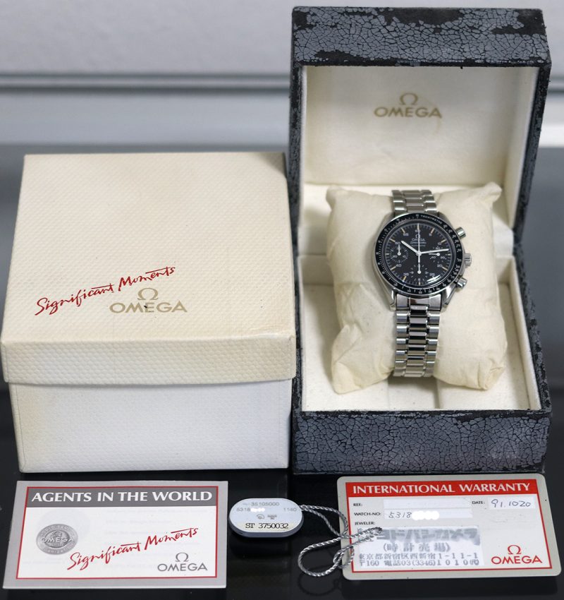 1991 Omega Speedmaster Automatic Reduced 35105000 with Box and Papers - Image 15