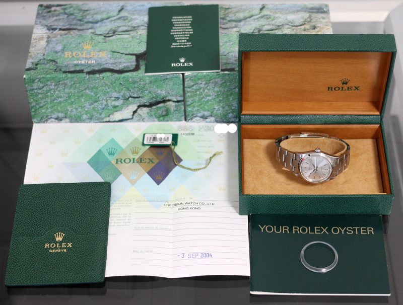 2002 Rolex Air-King Precision ref. 14000M with Box and Papers - Serviced - Image 15