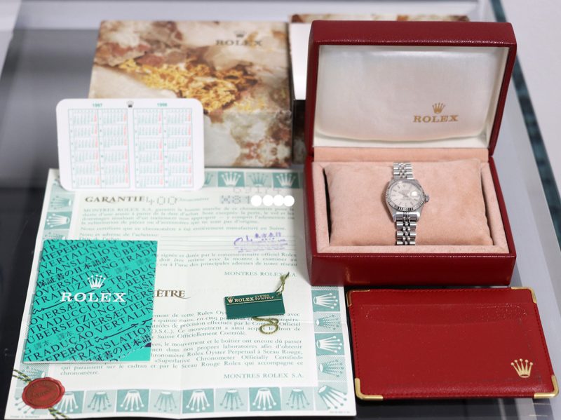 ca. 1991 Rolex Lady Datejust ref. 69174 with Box & Papers - Image 16