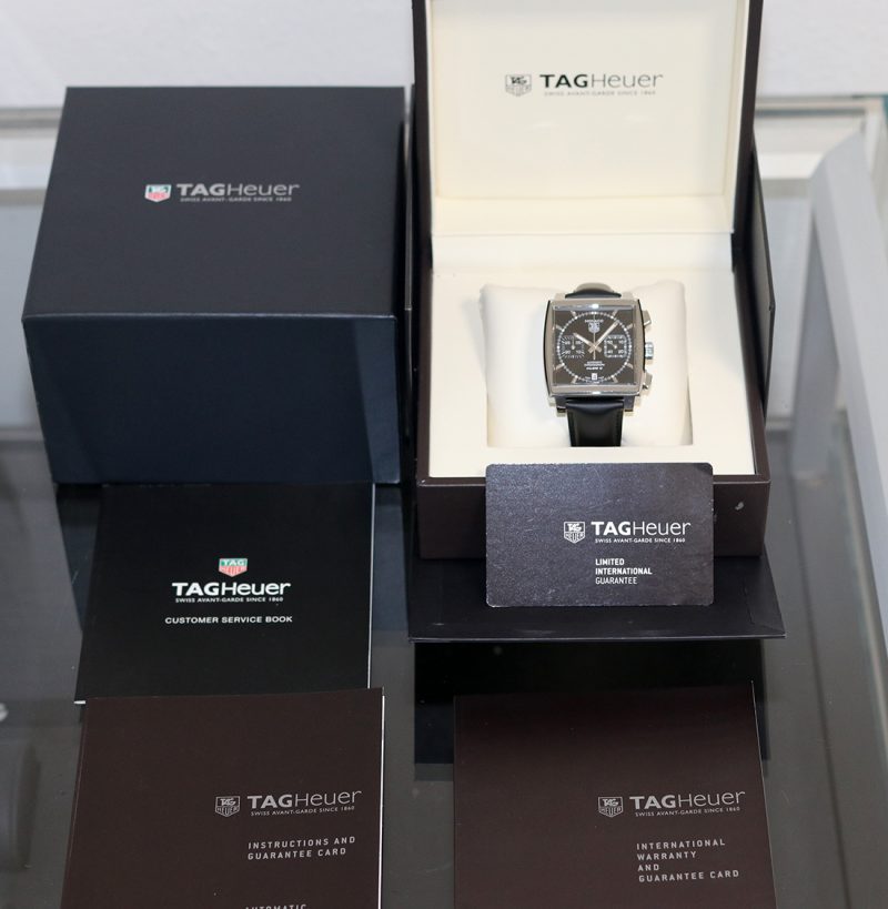 2016 TAG Heuer Monaco ref. CAW2110.FC6177 con Scatola e Garanzia Originale - immagine 15