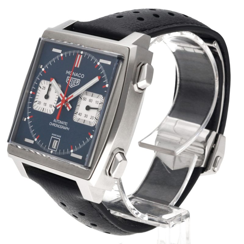 2020 TAG Heuer Monaco Steve McQueen ref. CAW211P.FC6356 con Scatola e Garanzia - immagine 2