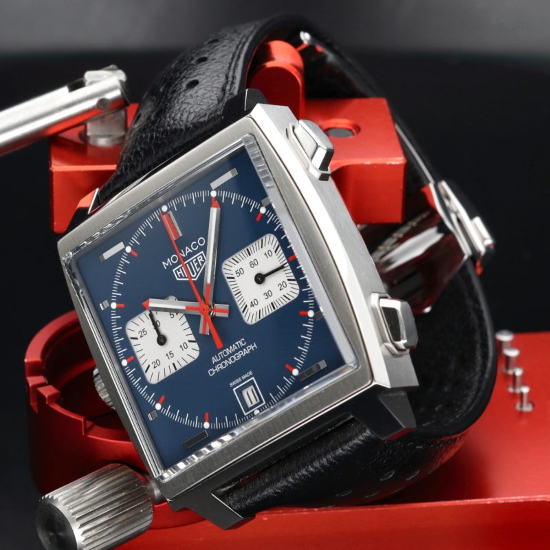 2020 TAG Heuer Monaco Steve McQueen ref. CAW211P.FC6356 con Scatola e Garanzia - immagine 4