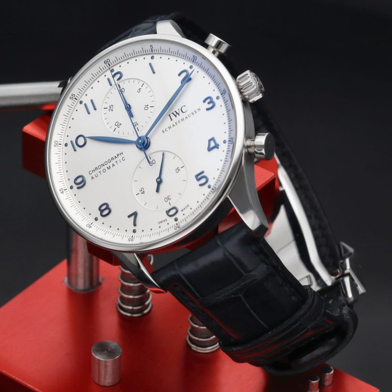 2013 IWC Portoghese Chronograph ref. IW371446 con Scatola e Garanzia Originale - immagine 6