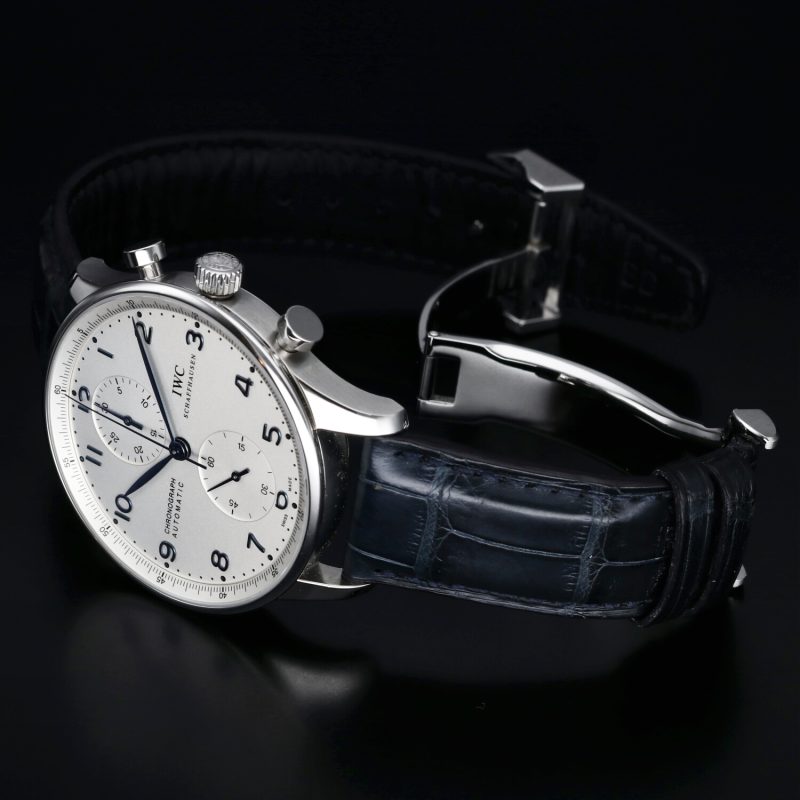 2013 IWC Portoghese Chronograph ref. IW371446 con Scatola e Garanzia Originale - immagine 13