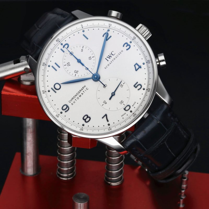 2013 IWC Portoghese Chronograph ref. IW371446 con Scatola e Garanzia Originale - immagine 4