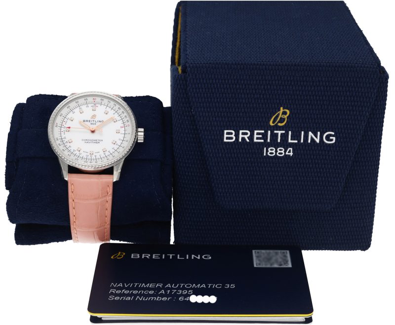 Breitling Lady Navitimer 35 ref. A17395211A1P3 Nuovo, mai indossato - immagine 14