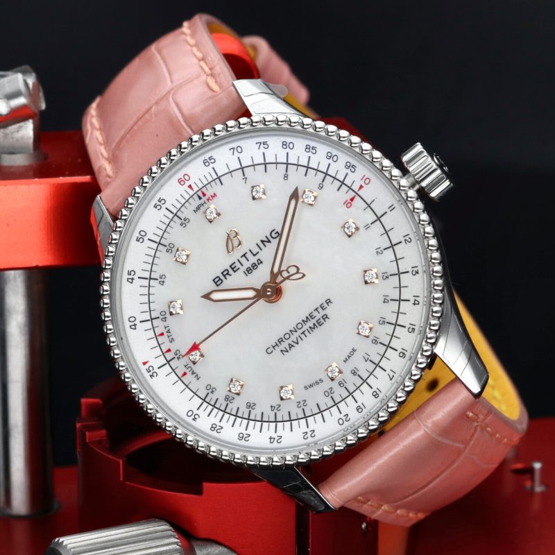 Breitling Lady Navitimer 35 ref. A17395211A1P3 Nuovo, mai indossato - immagine 4