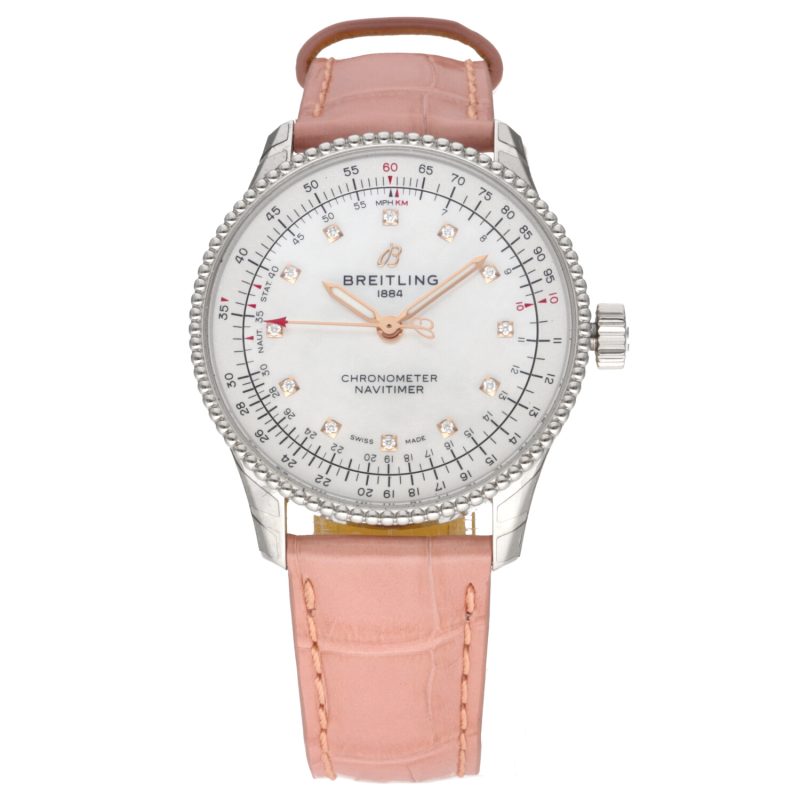 Breitling Lady Navitimer 35 ref. A17395211A1P3 Nuovo, mai indossato - immagine 3