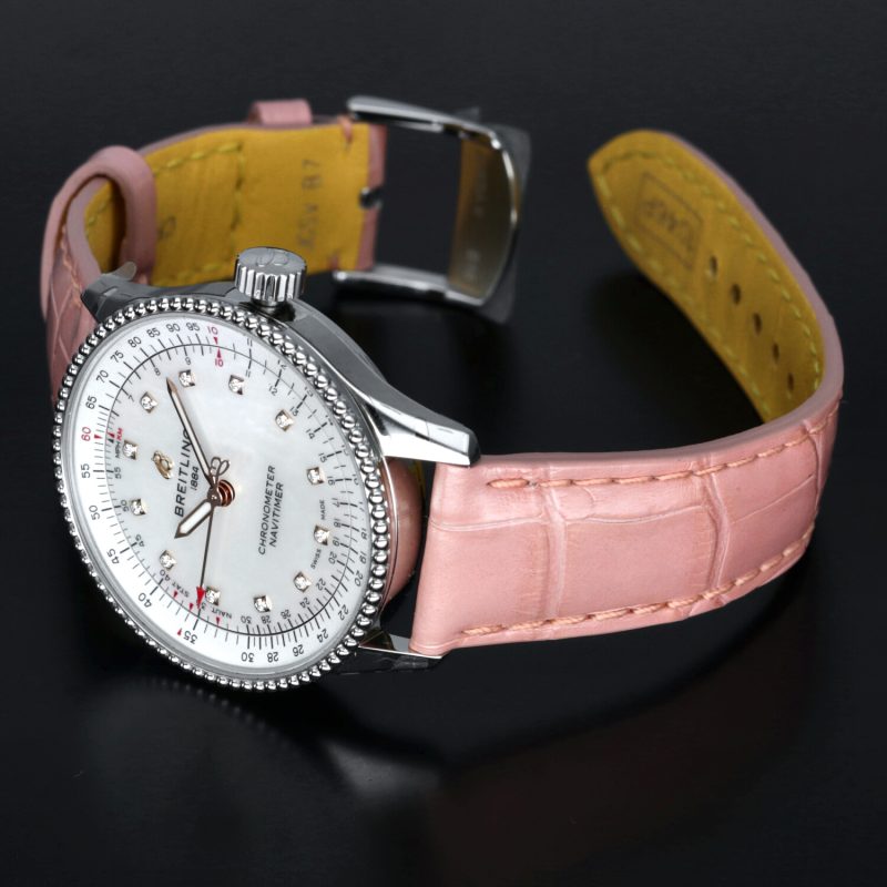 Breitling Lady Navitimer 35 ref. A17395211A1P3 Nuovo, mai indossato - immagine 13