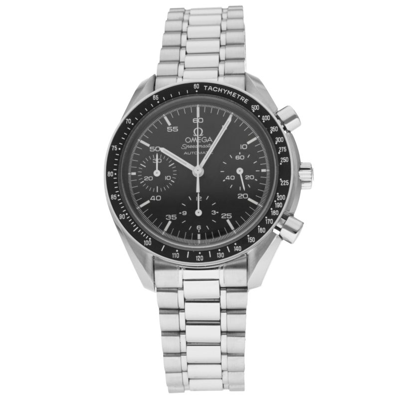 1998 ca. Omega Speedmaster Automatico Reduced ref. 35105000 Revisionato Omega - immagine 3