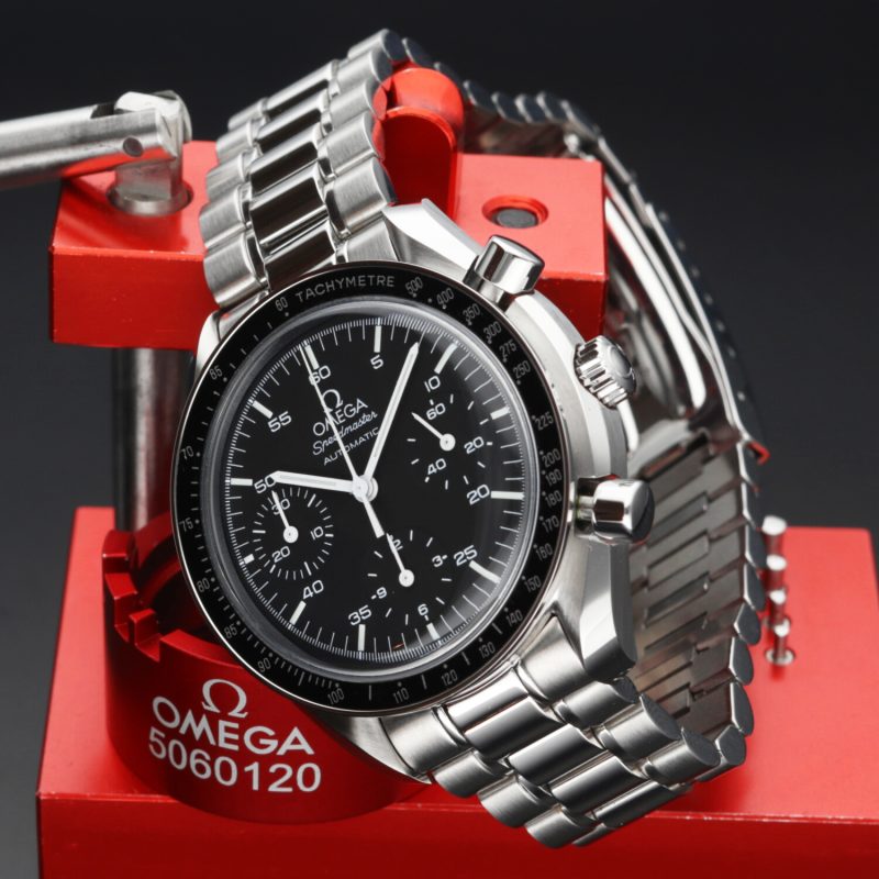 1998 ca. Omega Speedmaster Automatico Reduced ref. 35105000 Revisionato Omega - immagine 9