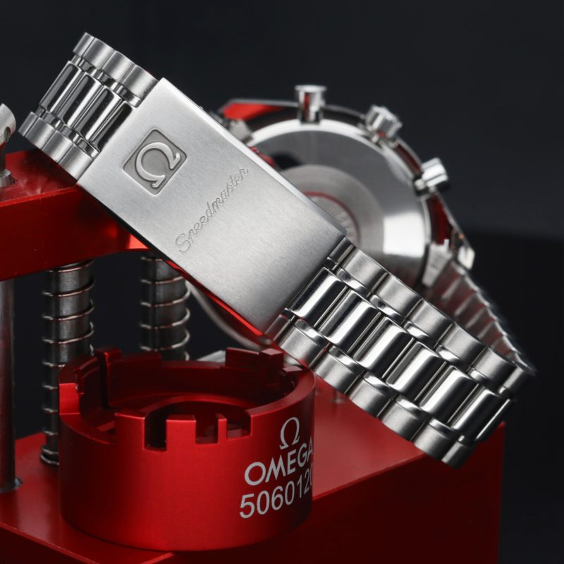 1998 ca. Omega Speedmaster Automatico Reduced ref. 35105000 Revisionato Omega - immagine 5