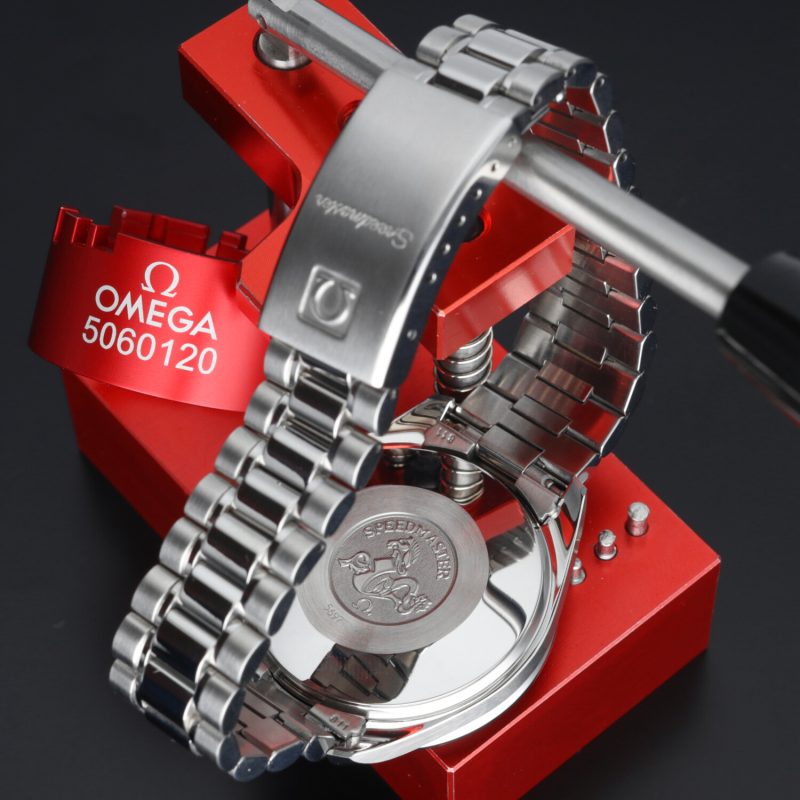 1998 ca. Omega Speedmaster Automatico Reduced ref. 35105000 Revisionato Omega - immagine 7