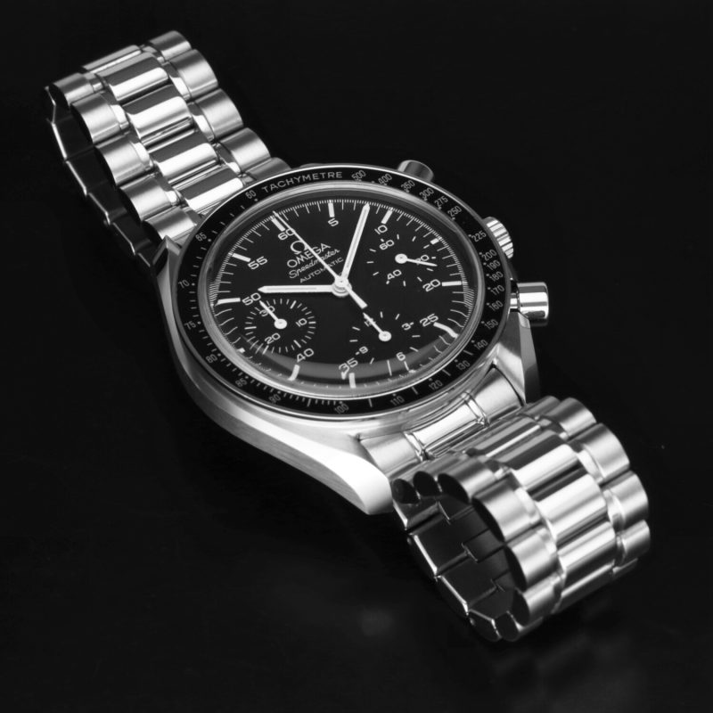 1998 ca. Omega Speedmaster Automatico Reduced ref. 35105000 Revisionato Omega - immagine 11