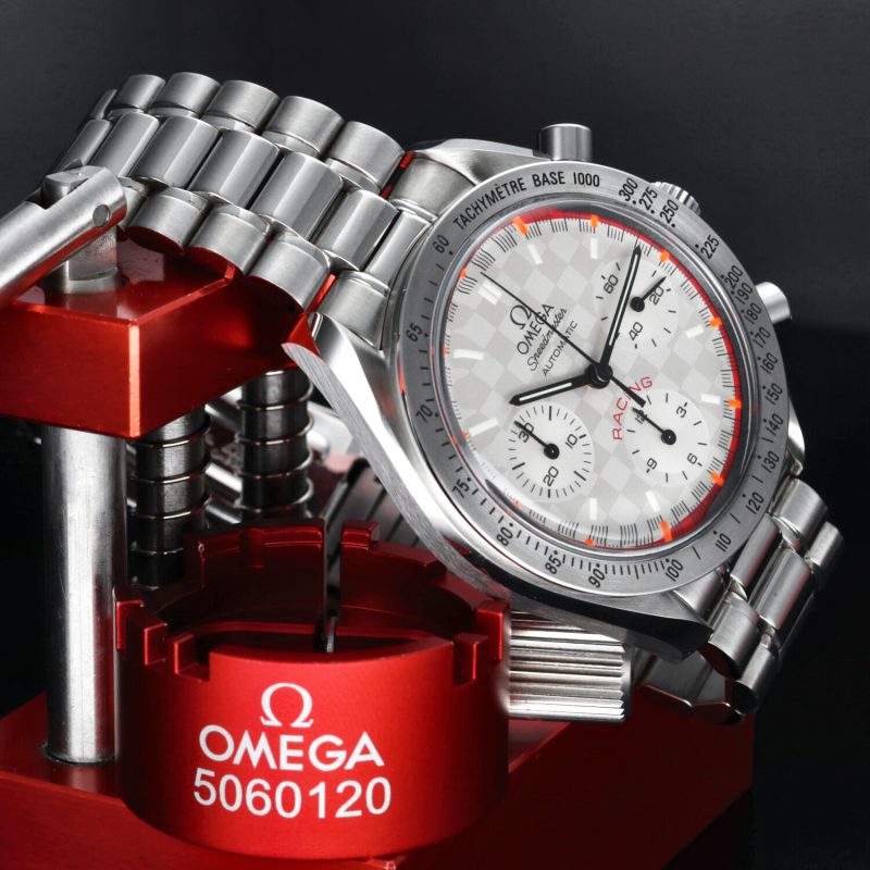 2001 Omega Speedmaster Michael Schumacher Edizione Limitata ref. 35173000 con Scatola e Garanzia Originale - immagine 5